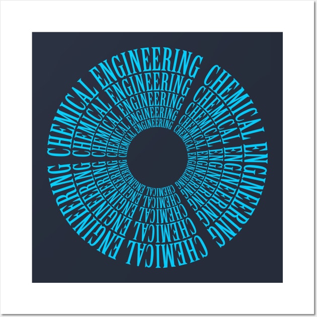 chemical engineer chemist engineering text Wall Art by PrisDesign99